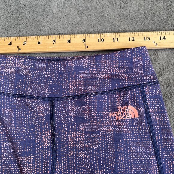 The North Face Pulse Purple Pink Geometric Yoga Gym Legging Women's Size S - Picture 5 of 8